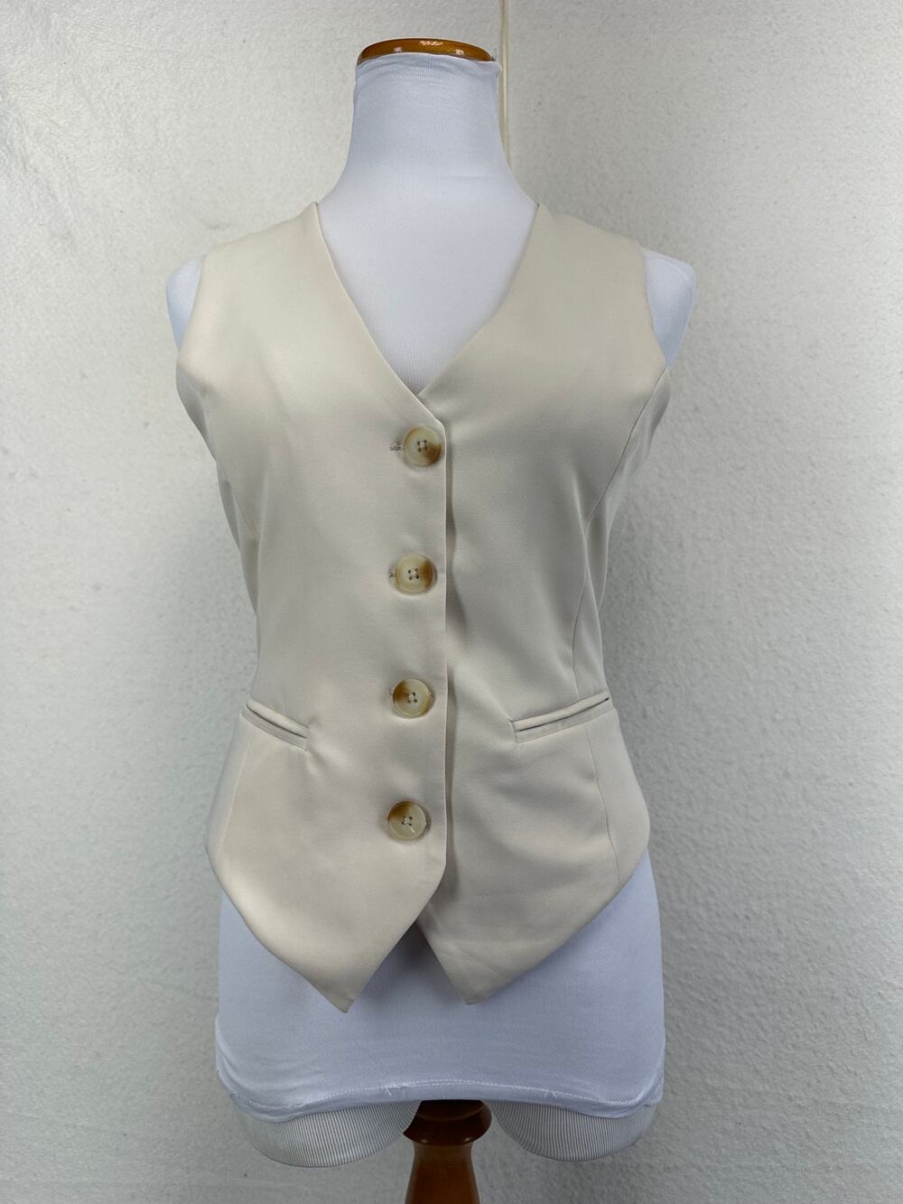 BB Dakota Steve Madden Tailored Waistcoat/Vest Women's Size M Classic Suiting